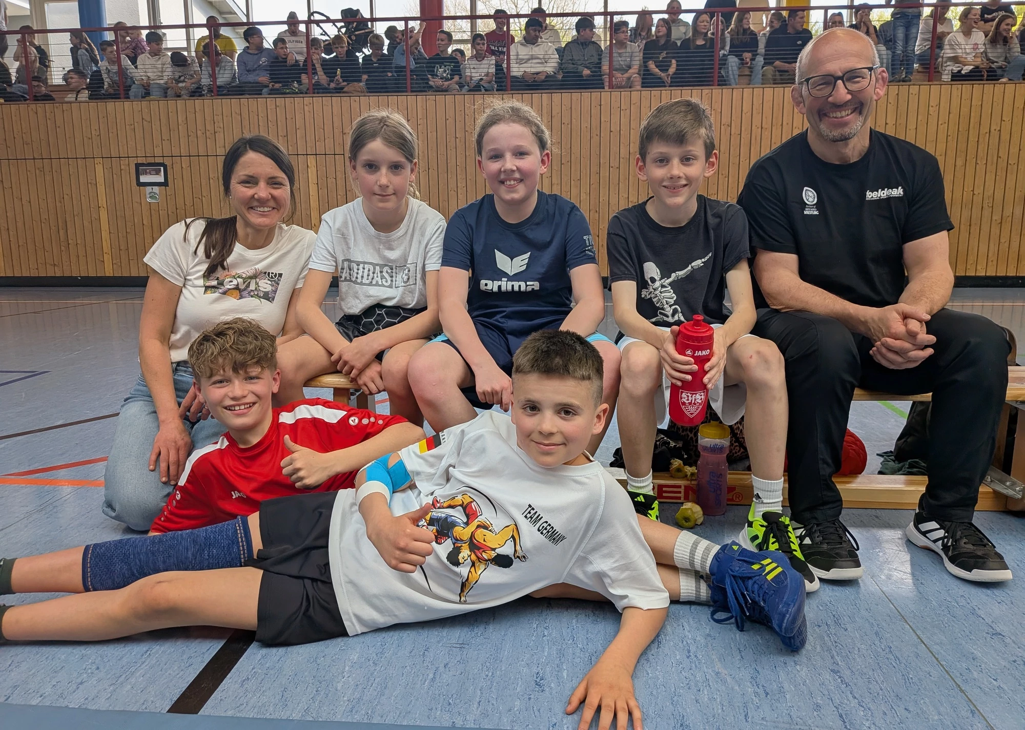 Bild 3: Teilnahme am Bundeswettbewerb Jugend trainiert für Olympia Ringen 