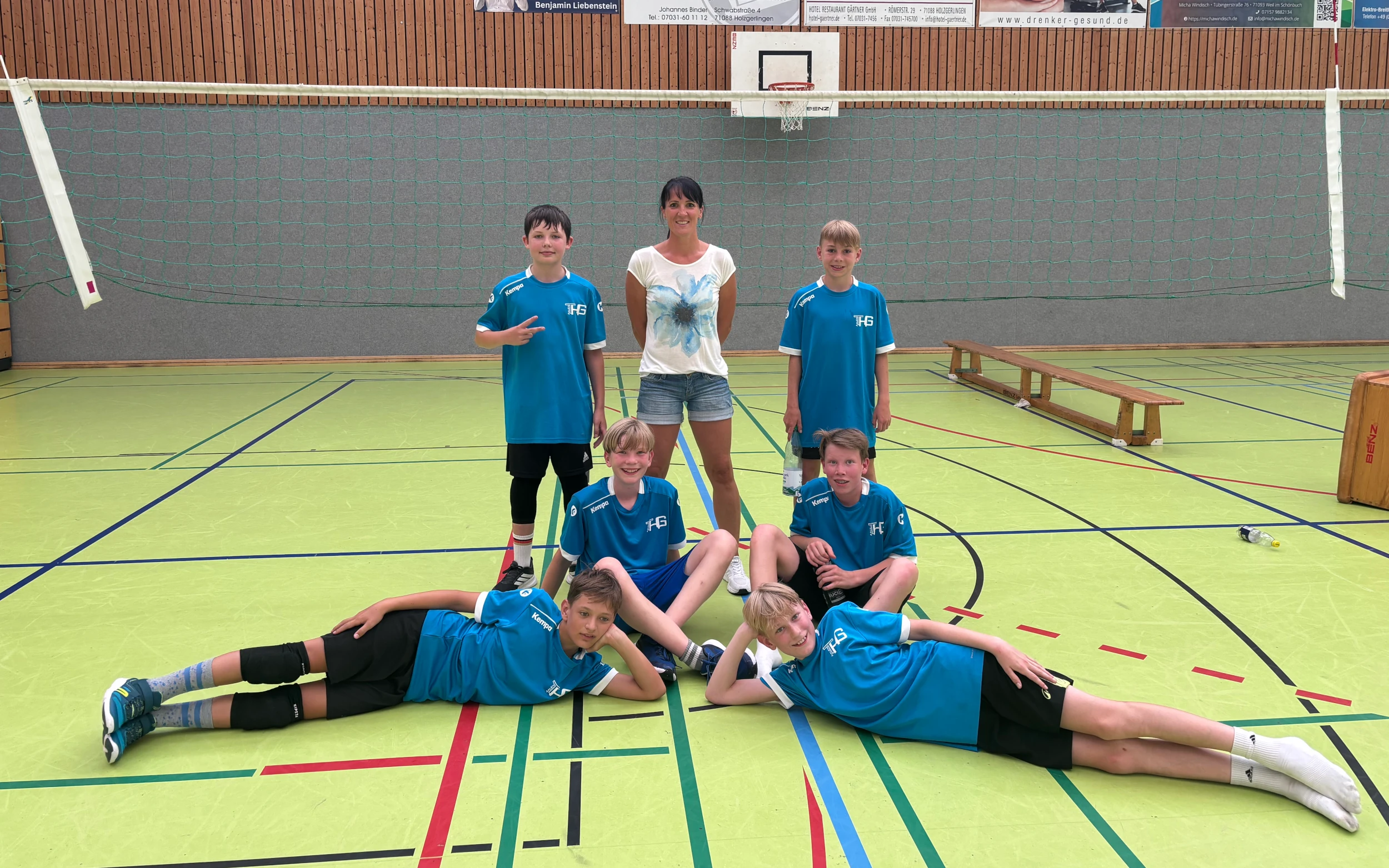 Bild 2: THG-Volleyballer erreichen das Landesfinale!