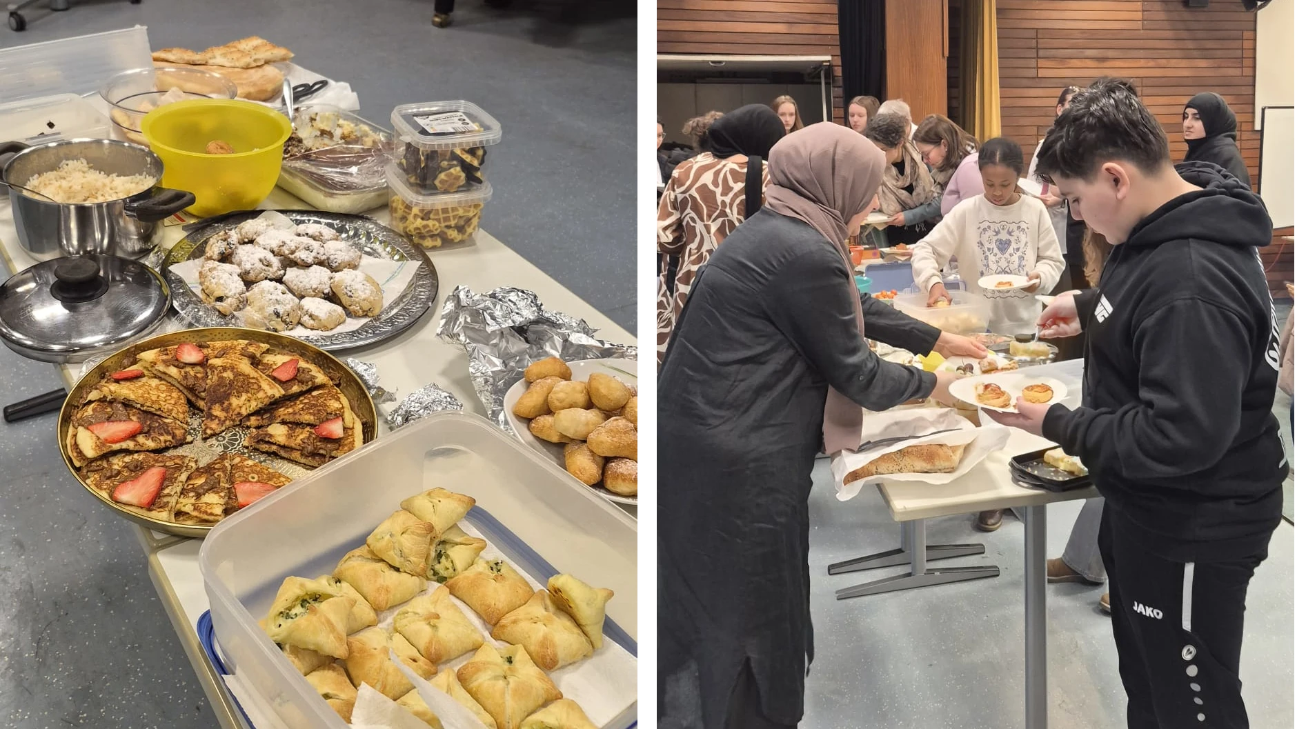 Bild 3: SMV organisiert Iftar, mit Essen und Informationsprogramm