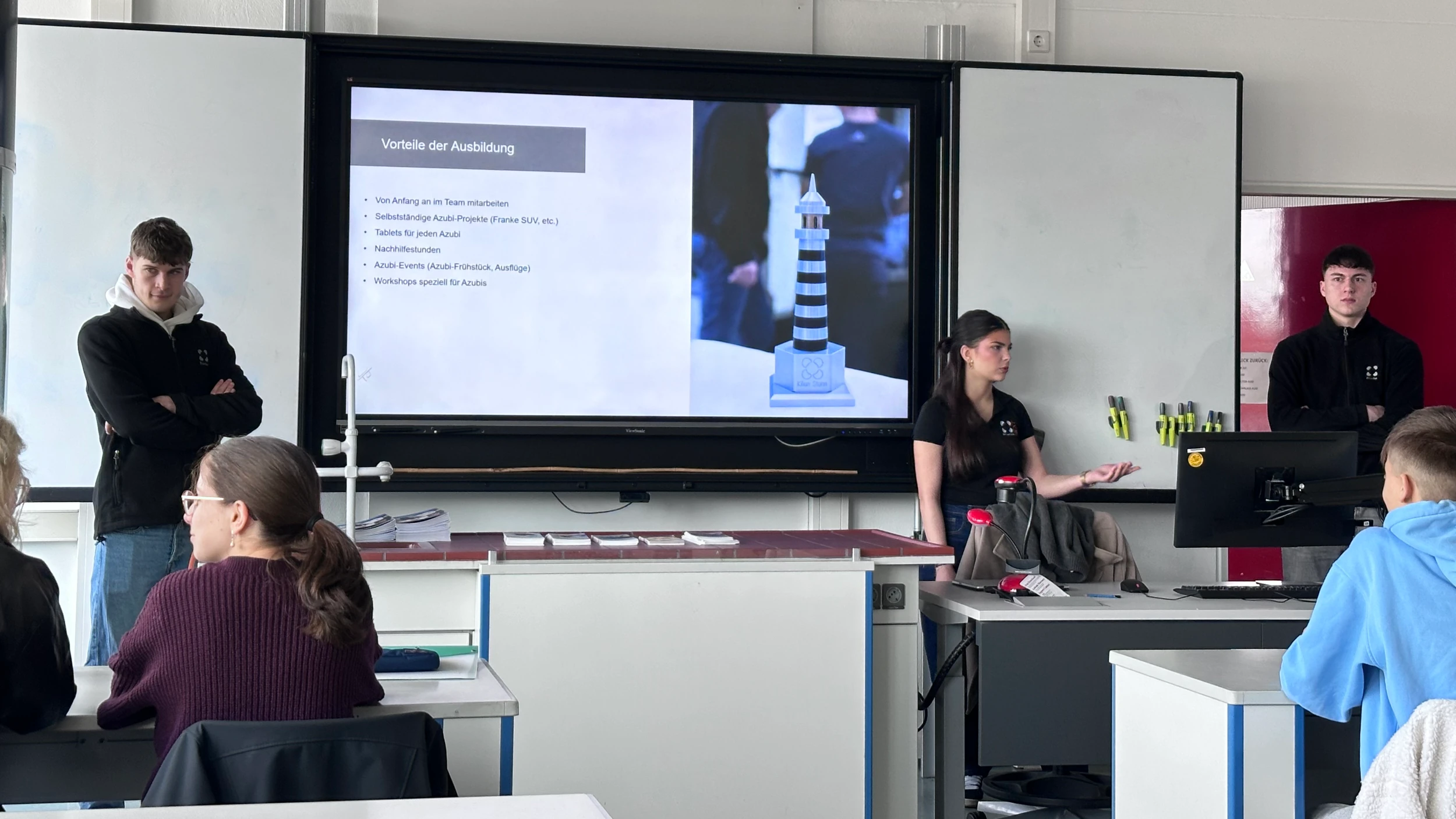 Bild 3: Firma Franke gibt Einblicke in Ausbildung und Duales Studium in ihrem Betrieb