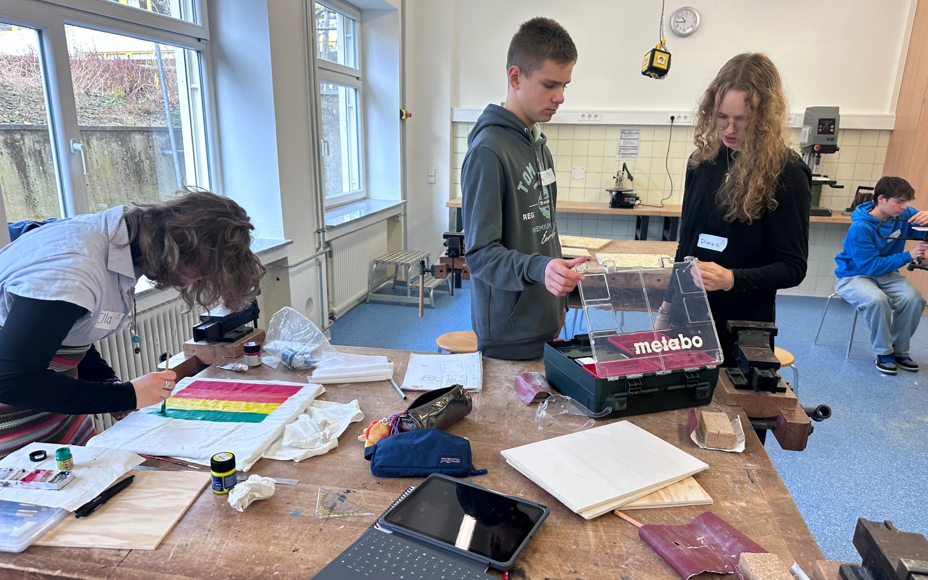 Titelbild: Tüftelwerkstatt am Theodor-Heuss-Gymnasium in Kooperation mit der Hochschule Aalen