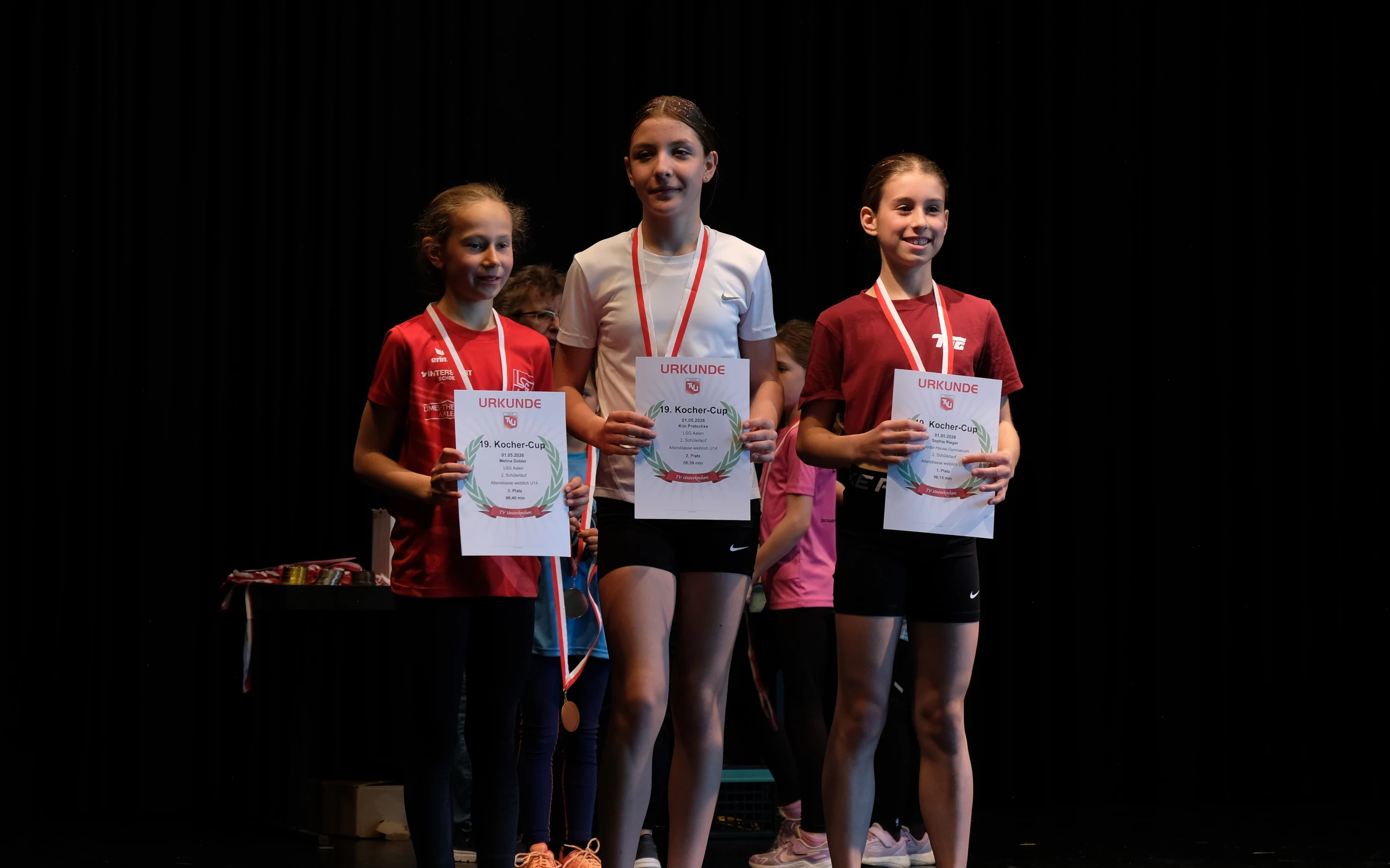 Bild 3: Ein erfolgreiches Wochenende beim Kocher Cup für das „Running Team THG“ 