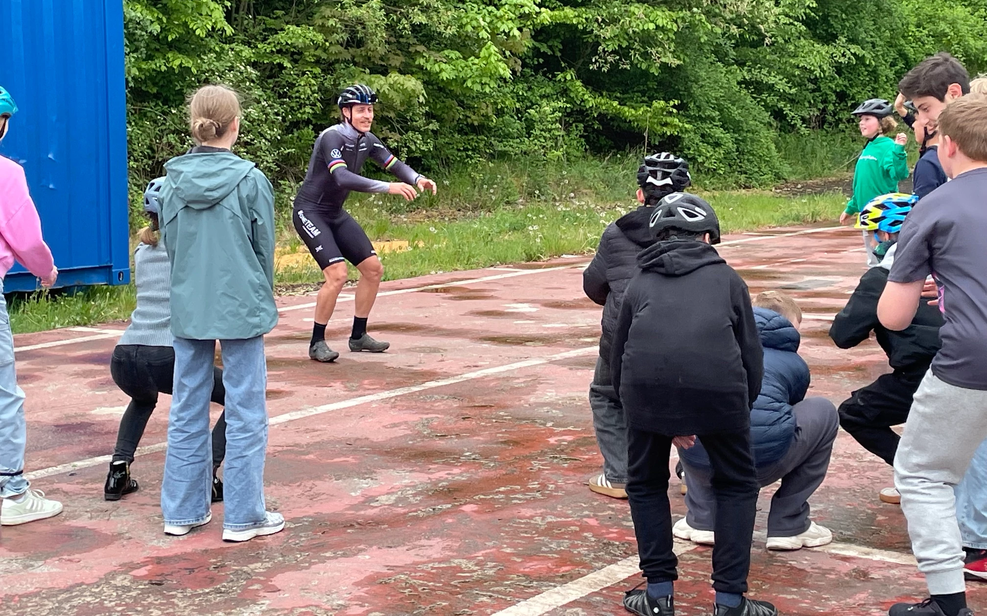 Bild 2: Zwei Weltmeister zu Gast am THG Aalen